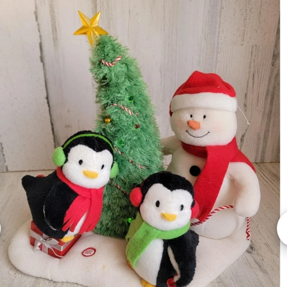 Hallmark Jingle Pals Very Merry Trio Animated Plush Holiday Decor Works
